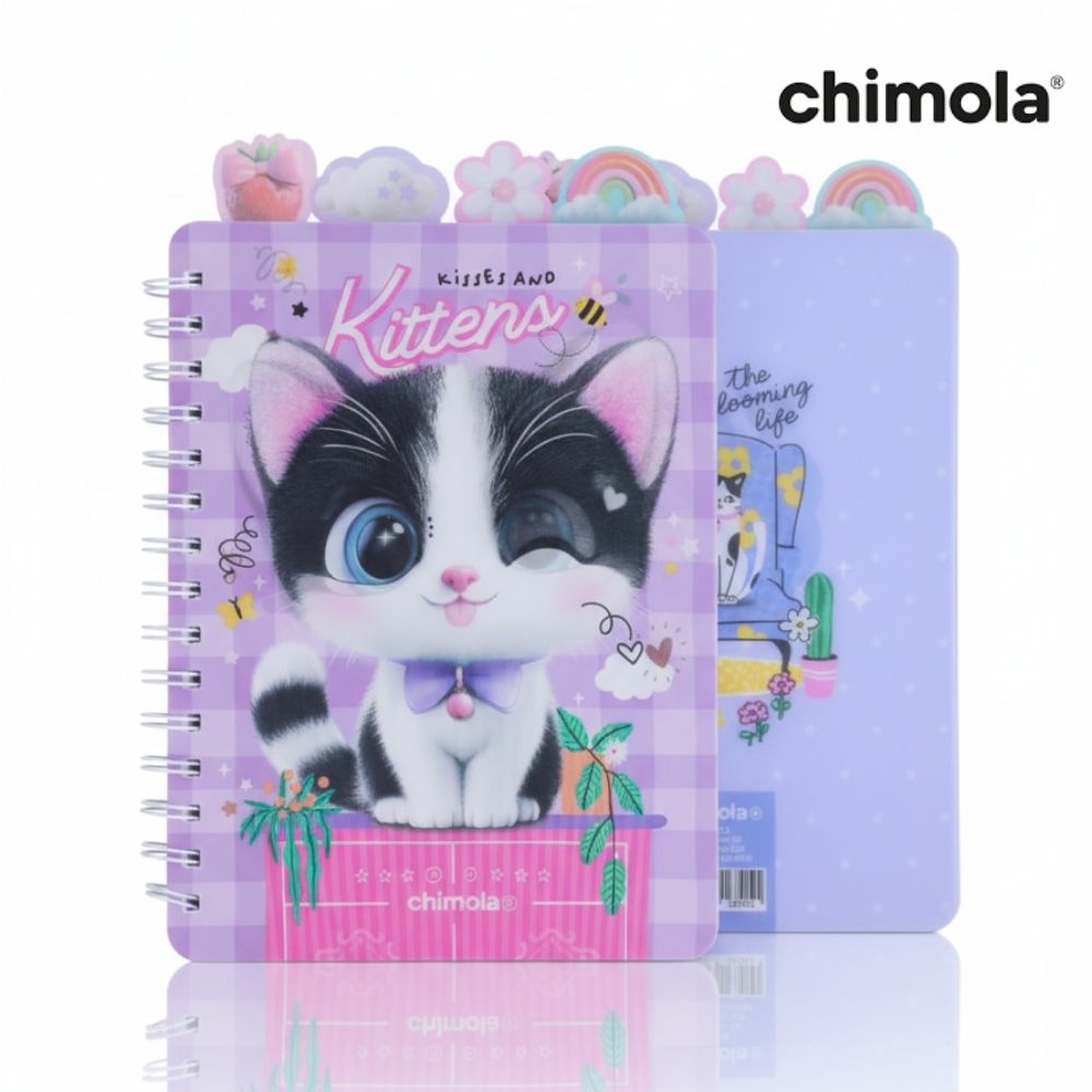 CUADERNO A5 HOLOGRAM CAT ART ST103 DAO