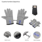 GUANTE HOMBRE DEPORTIVO C/DEDO TOUCH ART 43636 DAO