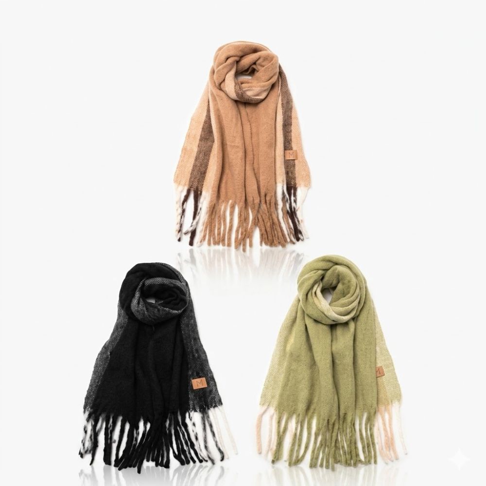 RUANA RAYADA 49X180CM ART 43738 DAO