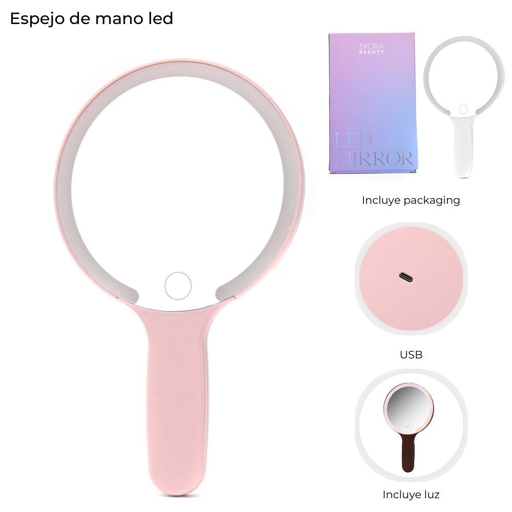 ESPEJO DE MANO LED ART 44088 DAO