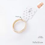 ESCLAVA DORADA CIRCULAR 1.5CM TRENDY ART 55055 DAO