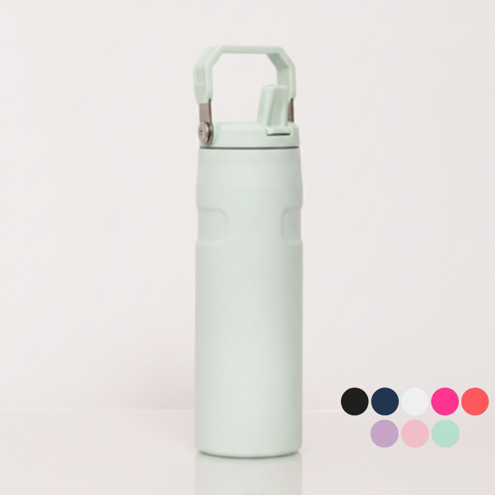 BOTELLA FLIP 500ML C/MANIJA 8 COLORES ART H10274 DAO