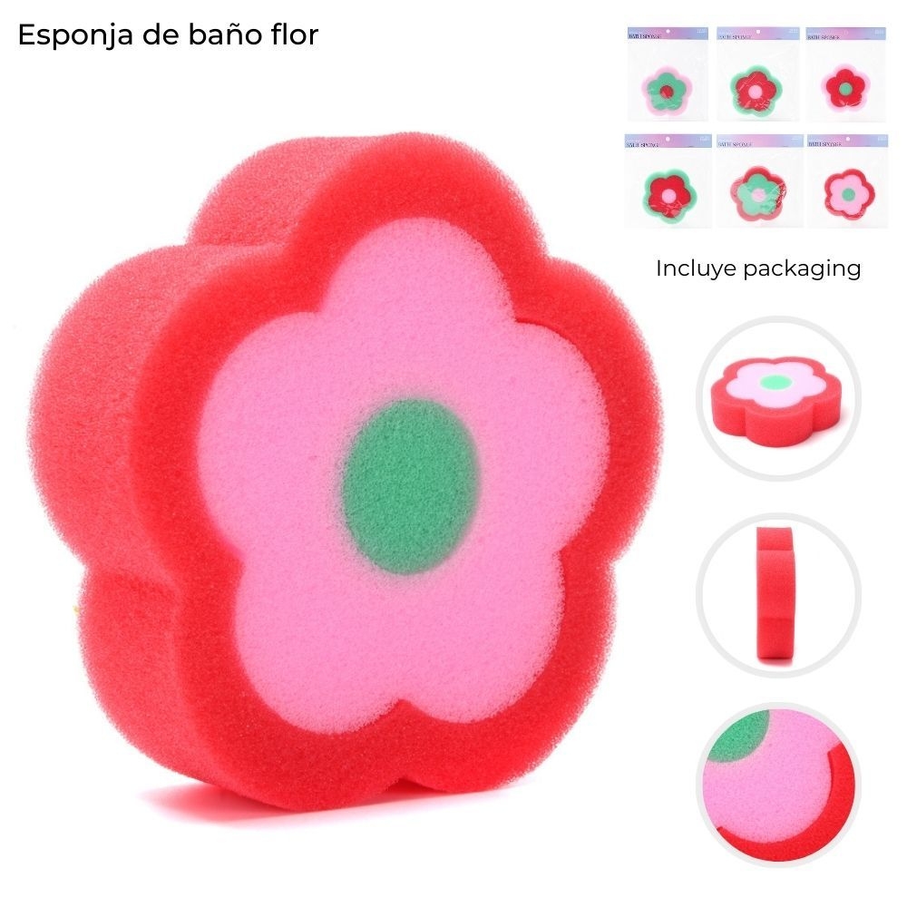 ESPONJA DE BAÑO FLOR ART 44011 DAO