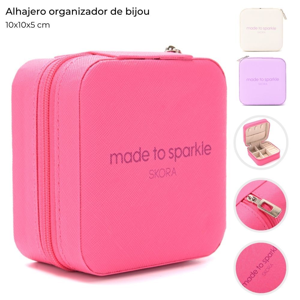 ALHAJERO ORGANIZADOR DE BIJOU CUADRADO 10x10x5CM 44041 DAO
