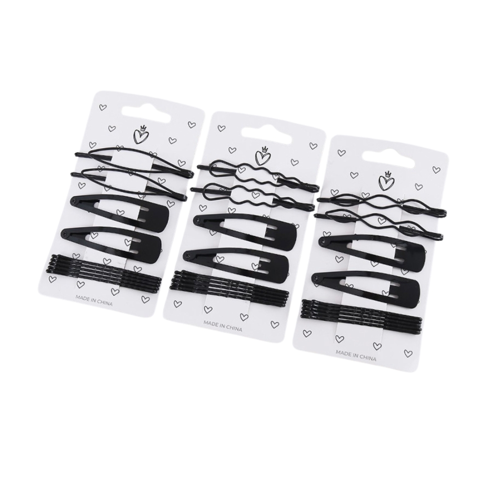 SET PELO INVISIBLES/TIC TAC/HORQUILLAS NEGRA ART 54898 DAO