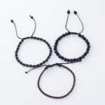 PULSERA HOMBRE REGULABLE SET X3 Ø 7CM ART 55018 DAO
