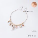 COLLAR REGULABLE C/APLIQUES Ø 19CM 5CM ART 55123 DAO