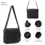 MORRAL DOBLE COMP C/ BOLSILLO FRONTAL ART 44159 DAO