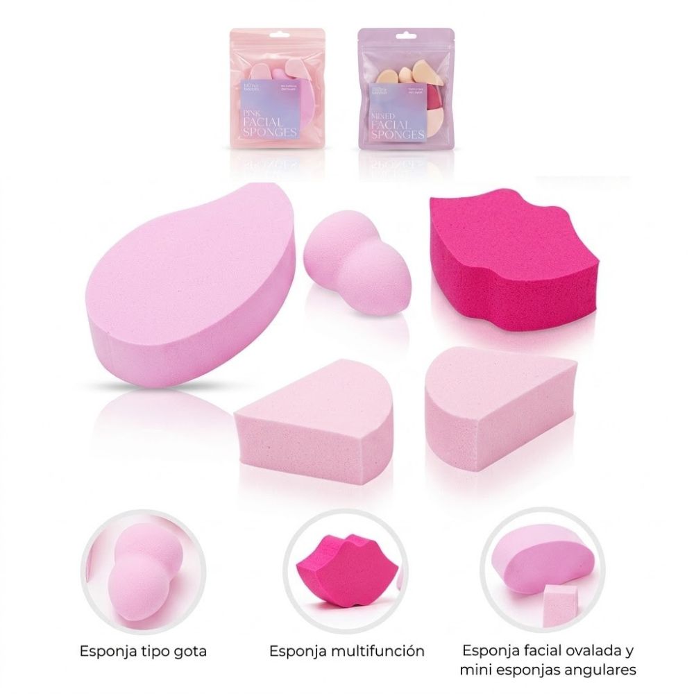 SET ESPONJAS FACIALES X5 ART 44049 DAO