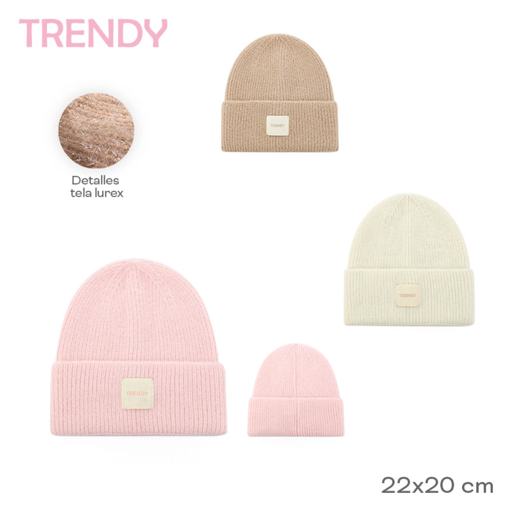 GORRO TEJIDO C/BRILLOS TRENDY ART 31083 DAO