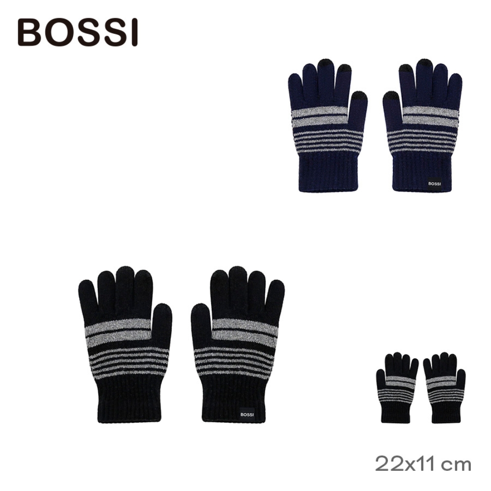 GUANTE TEJIDO DISEÑO RAYAS BOSSI ART 31433 DAO