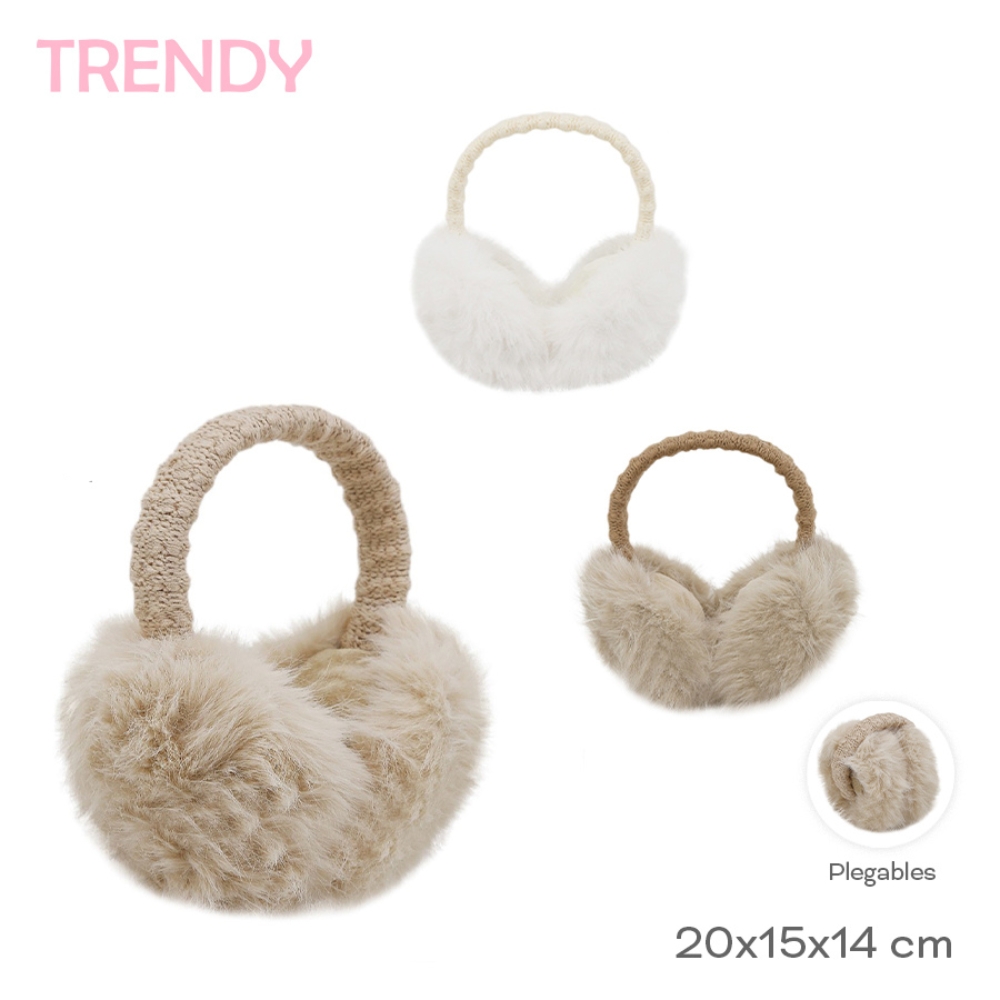 OREJERA C/ PELUCHES Y TEJIDAS TRENDY ART 31473 DAO