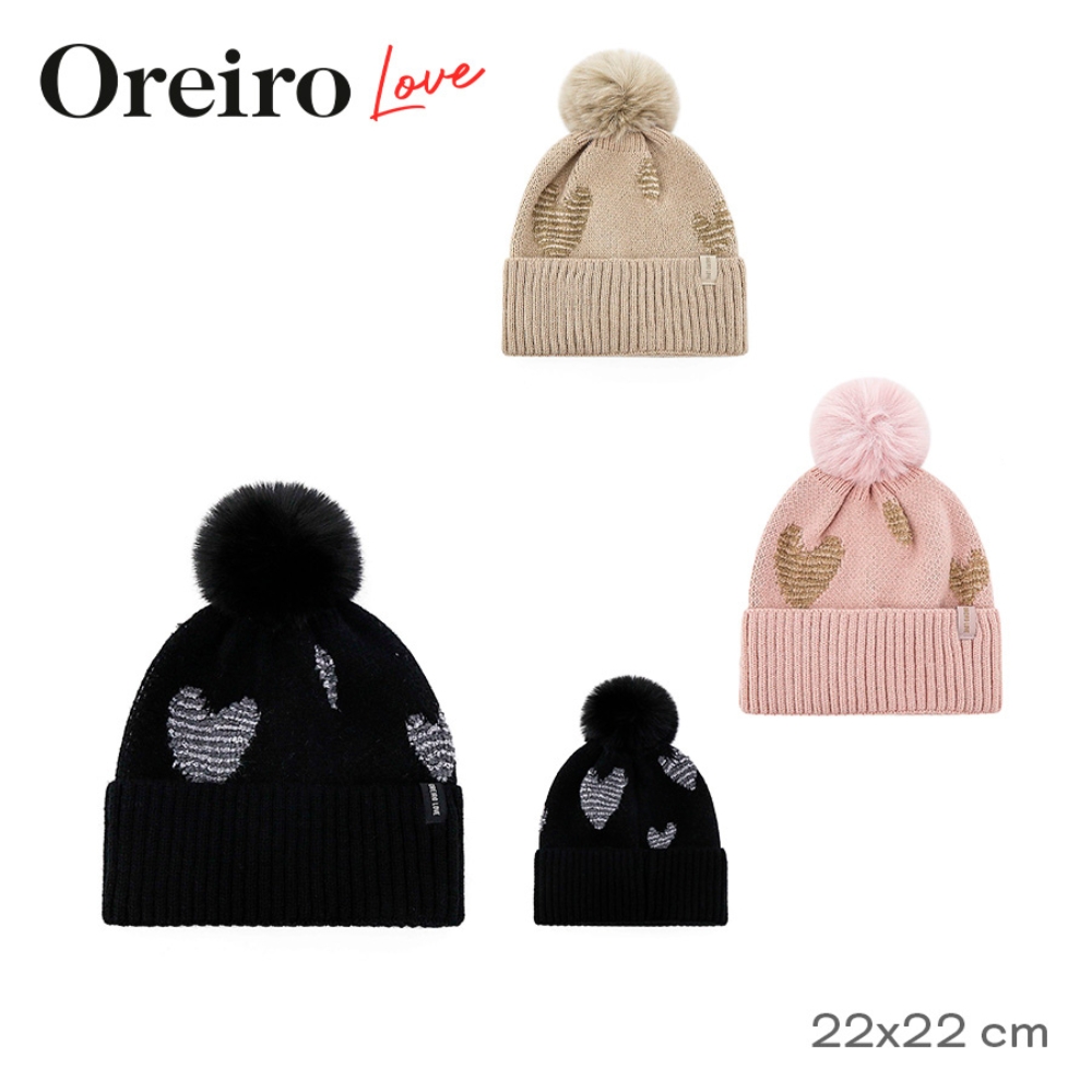 GORRO TEJIDO OREIRO LOVE C/POMPON ART 31088 DAO