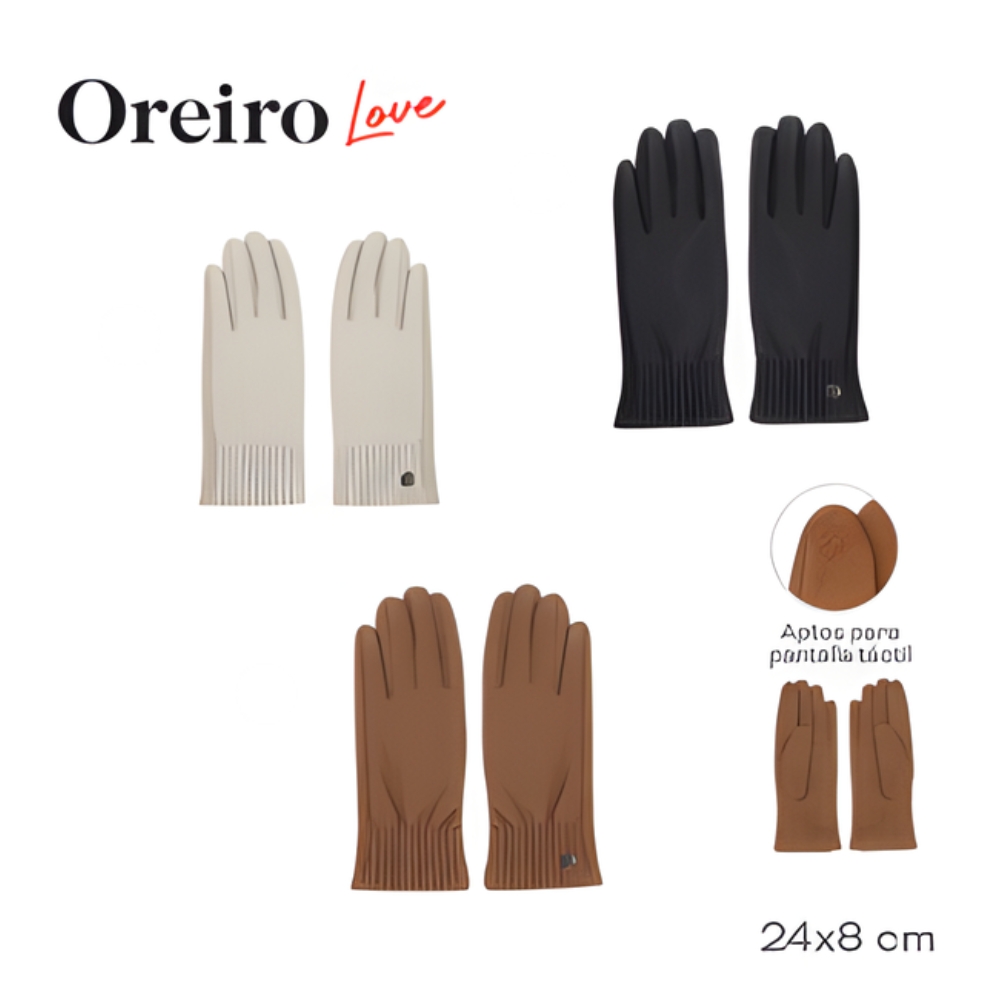GUANTE DAMA C/ DEDO TOUCH OREIRO LOVE ART 31440 DAO