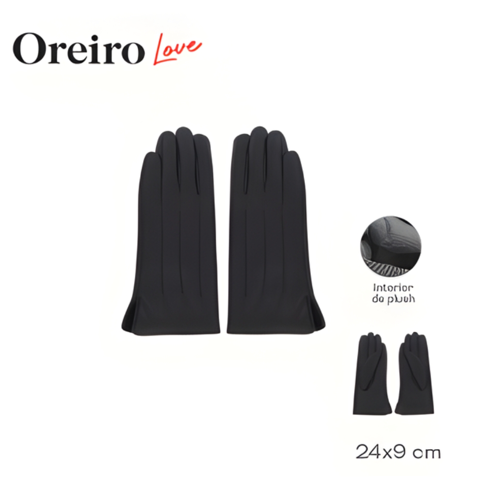 GUANTE DAMA NEGRO OREIRO LOVE ART 31441 DAO