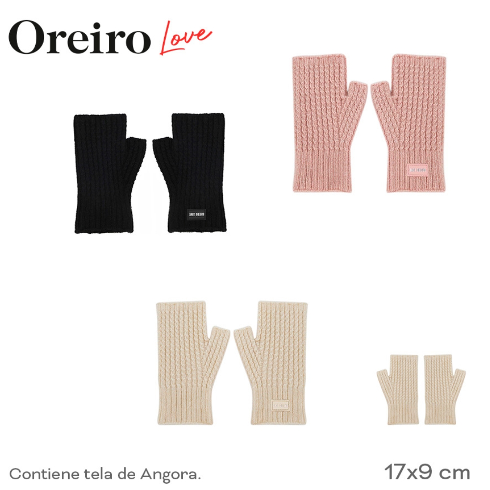 GUANTES SIN DEDOS OREIRO LOVE ART 31444 DAO