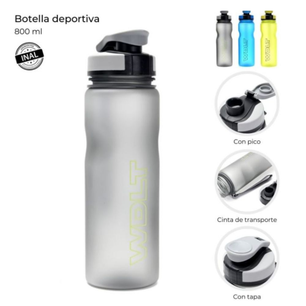 BOTELLA DEPORTIVA C/ PICO 800ML ART 40624 DAO