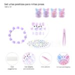 SET UÑAS POSTIZAS P/ NIÑAS PRESS ART 39405 CAO