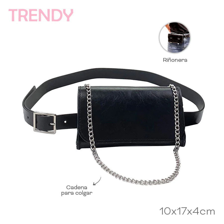 CINTURON C/RIÑONERA C/CADENA TRENDY 51669 CAO