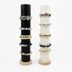 EXHIBIDOR DE PULSERAS BLANC/NEGRO ART L1479 EAO