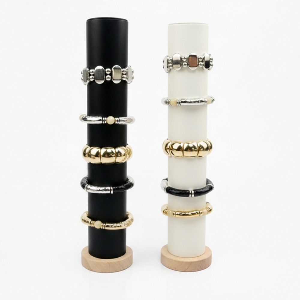 EXHIBIDOR DE PULSERAS BLANC/NEGRO ART L1479 EAO