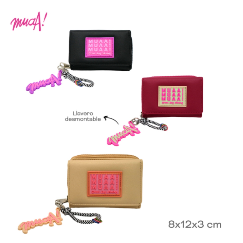 BILLETERA CORTA MUAA DOBLE ART 28728 CAO