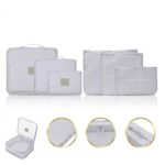 SET ORGANIZADOR DE ROPA GRIS 6 PCS WANDERLUST 44237 DAO