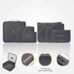 SET ORGANIZADOR DE ROPA GRIS OSC 6 PCS WANDERLUST 44239  DAO