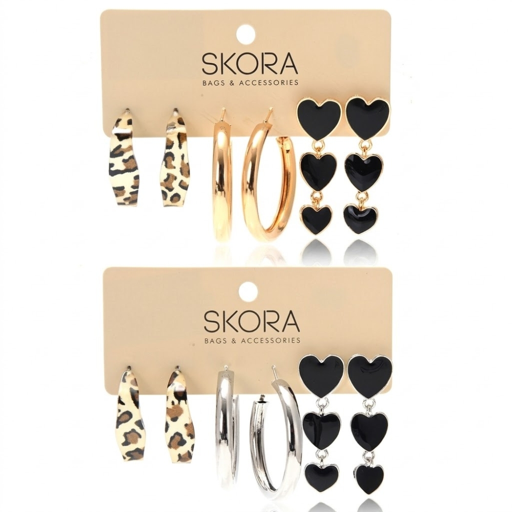 SET DE AROS X3 UND GOLDEN / SILVER ART 44480 DAO