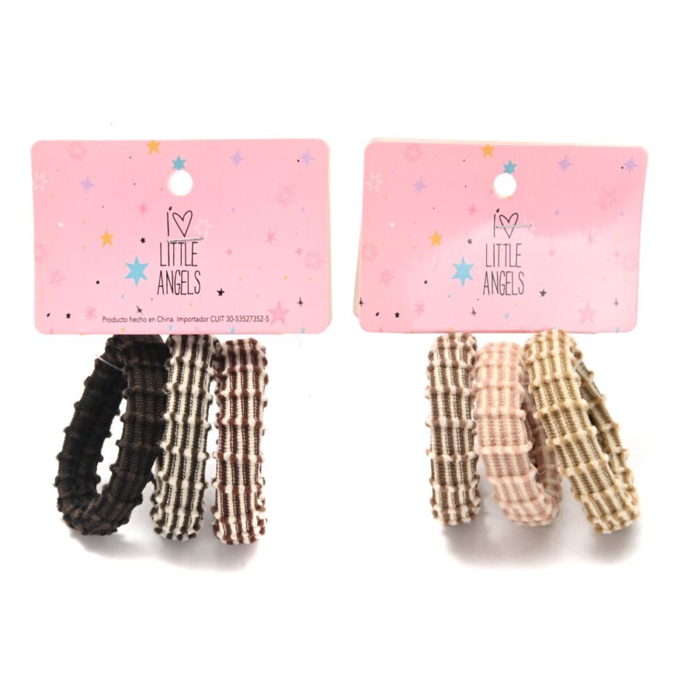 COLITA DE PELO X3 RAYADAS ART PL-1622-07 CAO
