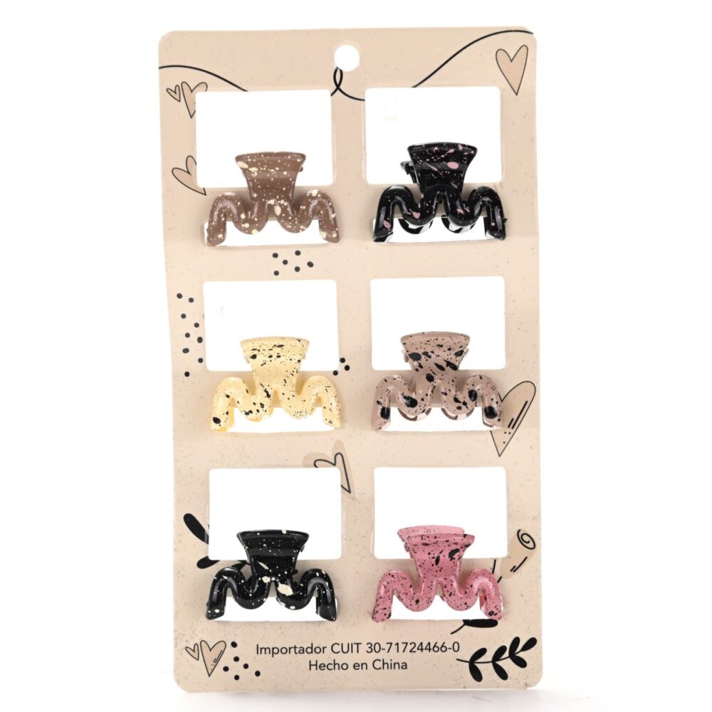 SET BROCHES PELO X6UNIDADES PL-1630-16 CAO