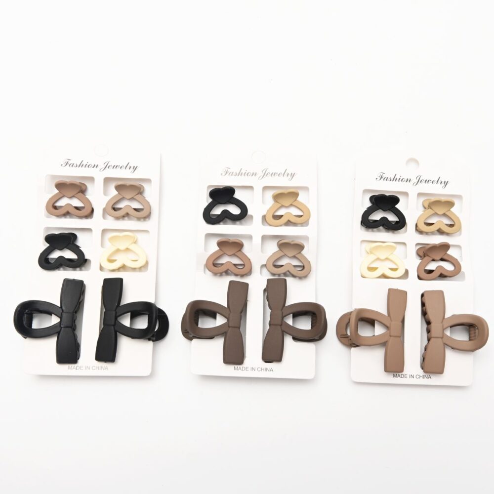 SET DE BROCHE DE PELO X6 PL-1623-11 CAO