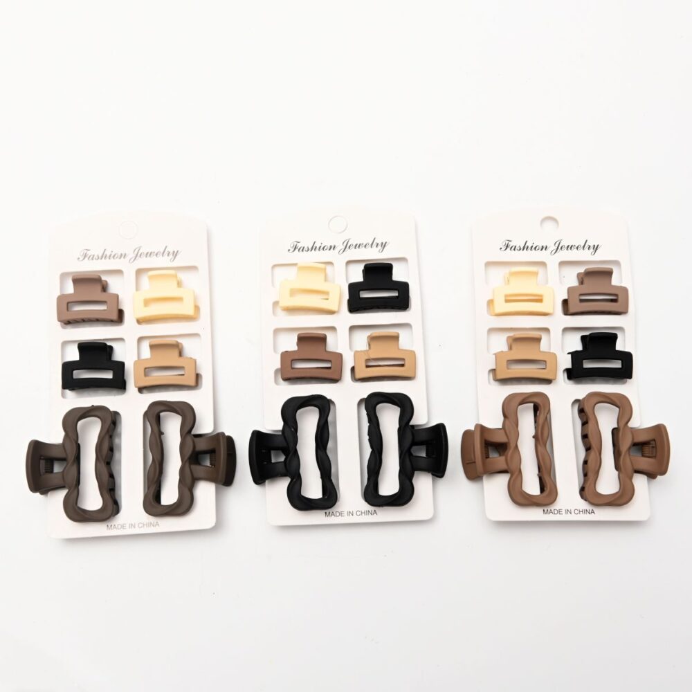 SET DE BROCHE DE PELO X6 PL-1623-12 CAO