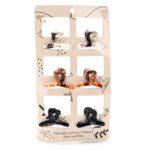 BROCHES DE PELO NEGROS/CAREY X6 PL-1630-20 CAO