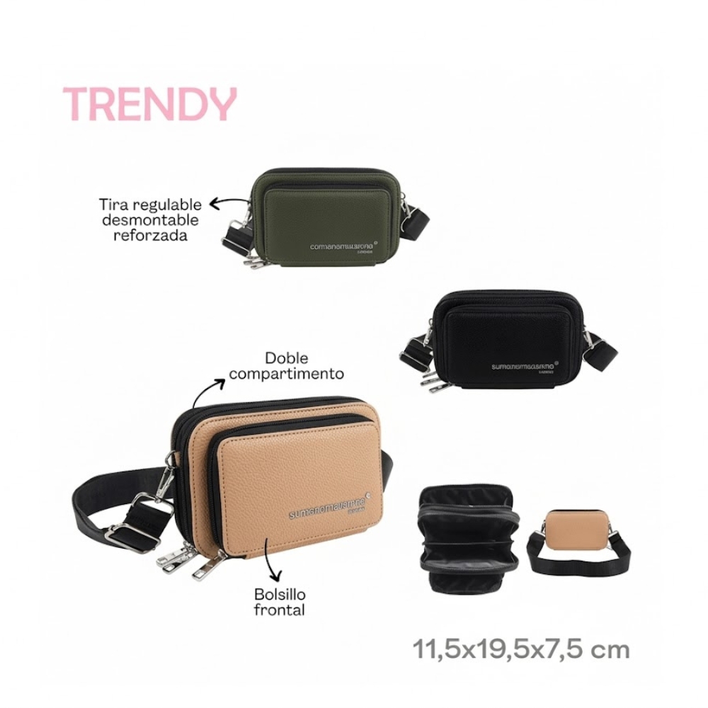 MORRAL TRENDY C/ TIRA REGULABLE ART 31177 DAO