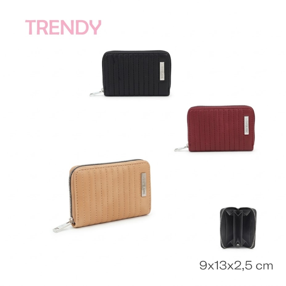 BILLETERA FICHERO TRENDY C/CIERRE ART 31178 DAO