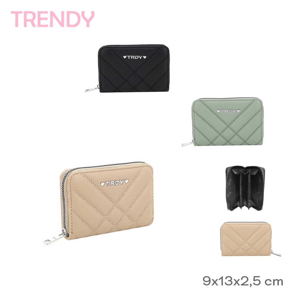 BILLETERA CORTA C/CIERRE TRENDY ART 31193 DAO