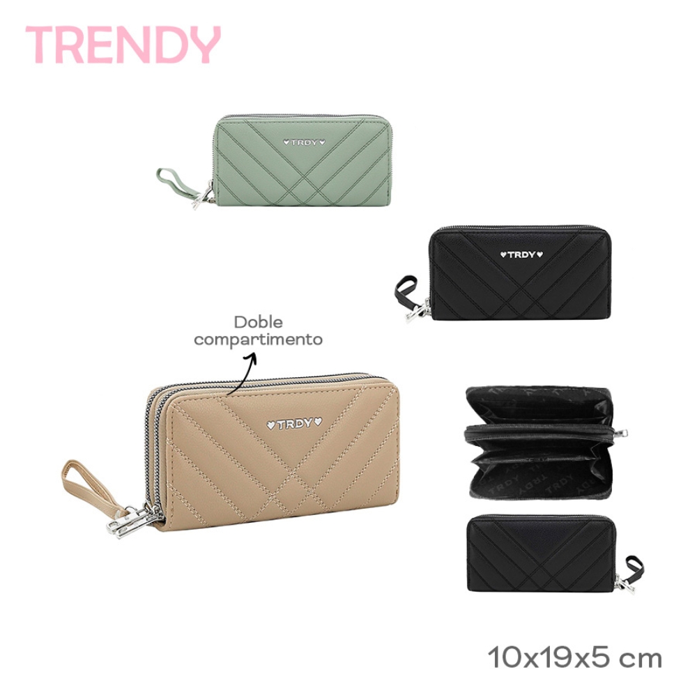 BILLETERA FICHERO DOBLE TRENDY ART 31195 DAO