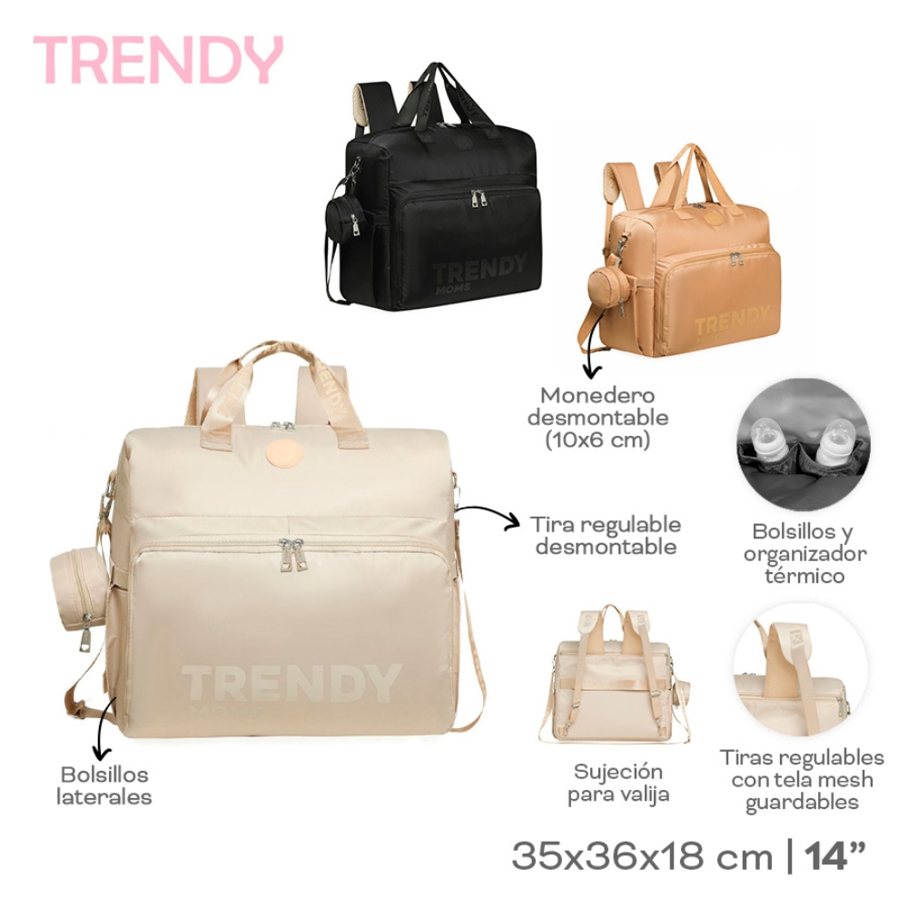 MOCHILA MATERNAL TRENDY ART 31341 DAO