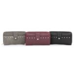 BILLETERA GRANDE DOBLE CIERRE PU GAMUZADA ART BC0095Z DAO