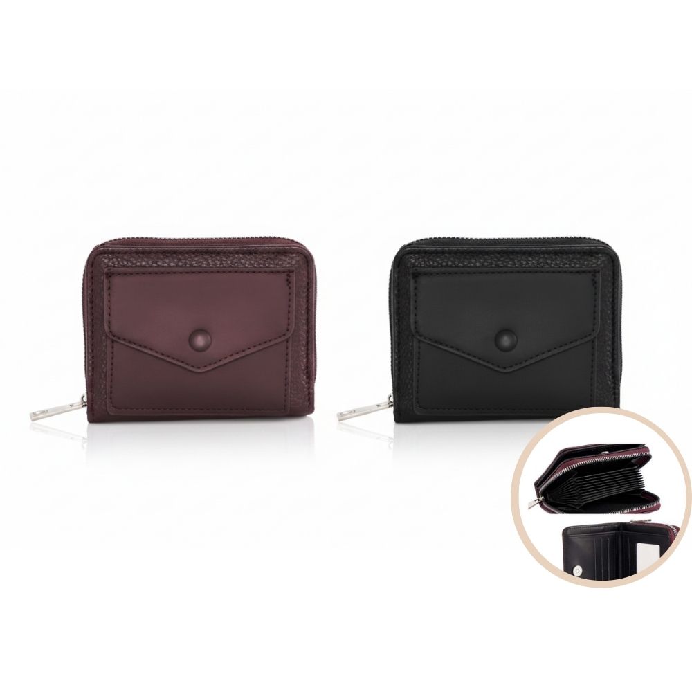 BILLETERA TARJETERO PU COMBINADO ART TA0039Z DAO