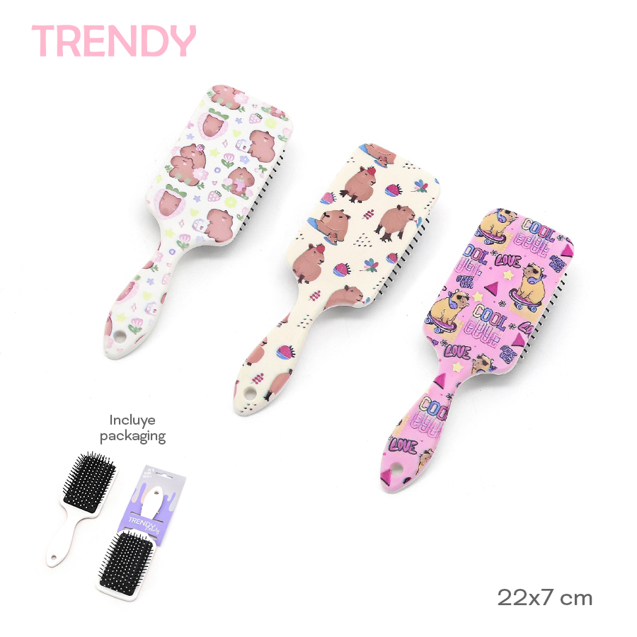 CEPILLO TRENDY RECT CAPIBARA ART 30503 FAO