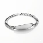 PULSERA C/CHAPA IDENTIFICADORA DAMA EAO