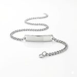 PULSERA C/CHAPA IDENTIFICADORA HOMBRE EAO