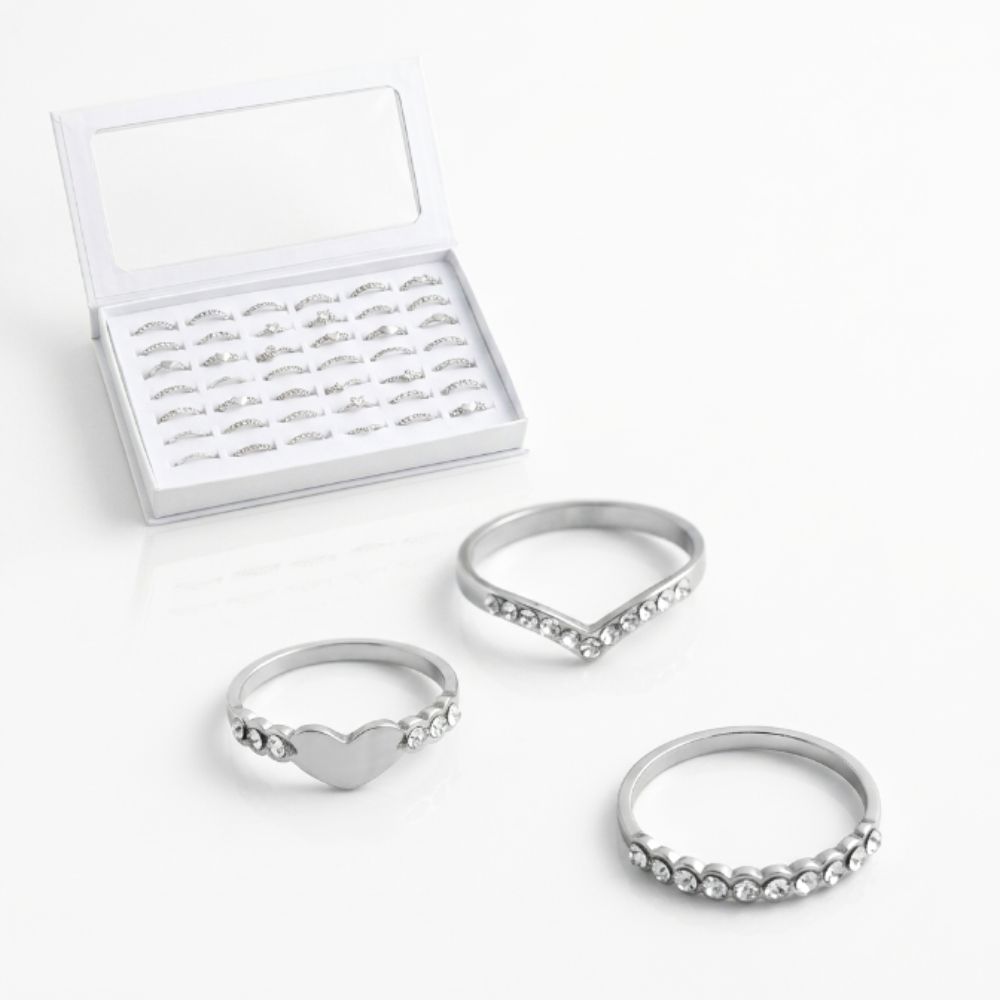 ANILLO ACERO BLANCO ART AN2002P FAO