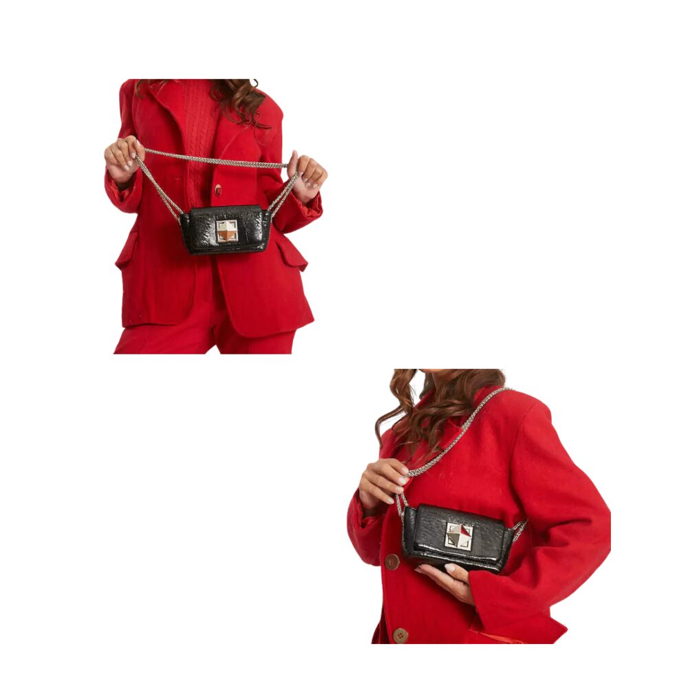 CARTERA DE PU NEGRO K3851-12 FAO