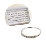ANILLO ACERO BLANCO ALIANZA STRASS AN3069P FAO