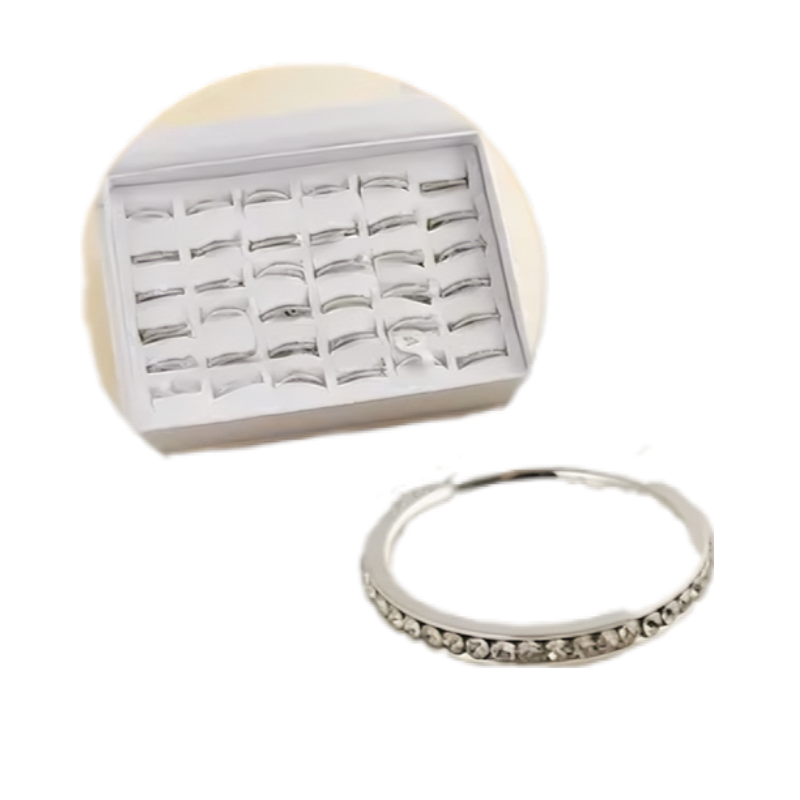 ANILLO ACERO BLANCO ALIANZA STRASS AN3069P FAO