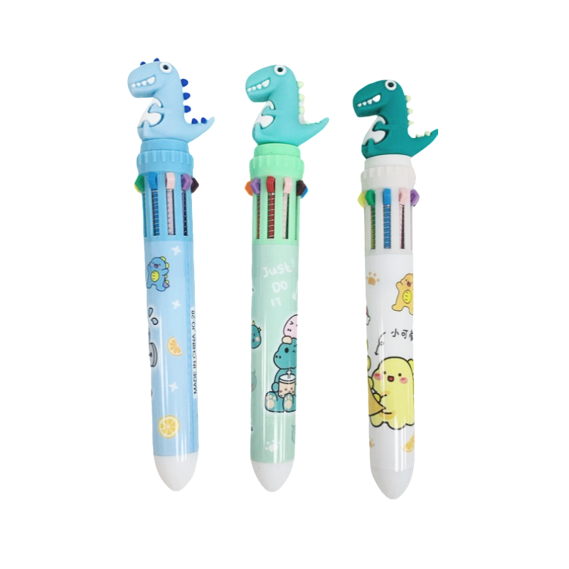 BIROME DINO 10 COLORES X UND ART 6486 FAO