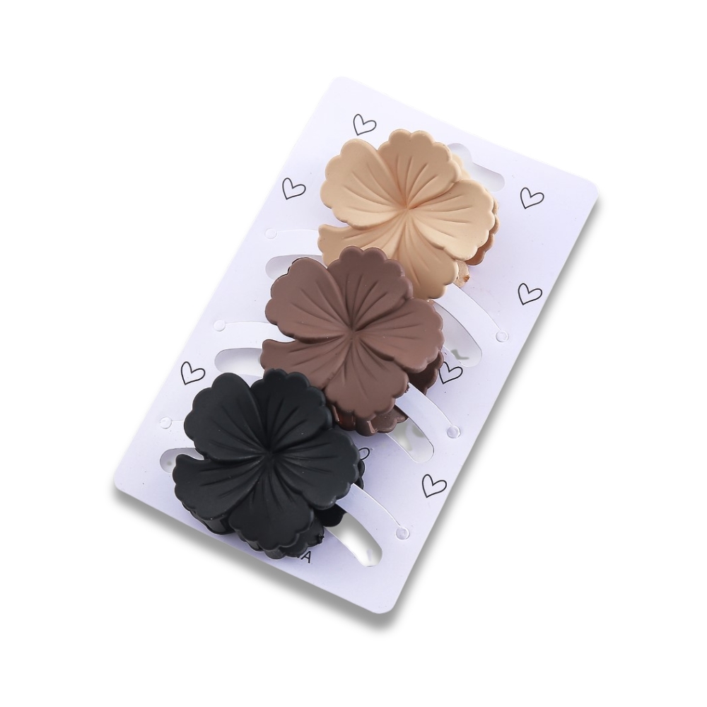 SET BROCHES X3 FLOR ART 54639 FAO